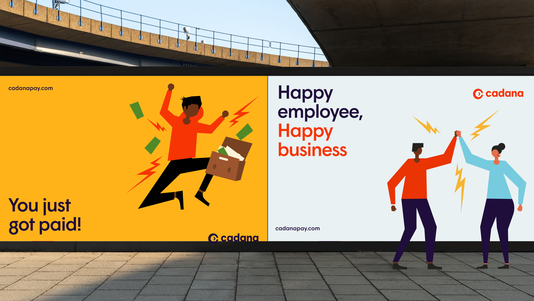 Cadana outdoor campaign