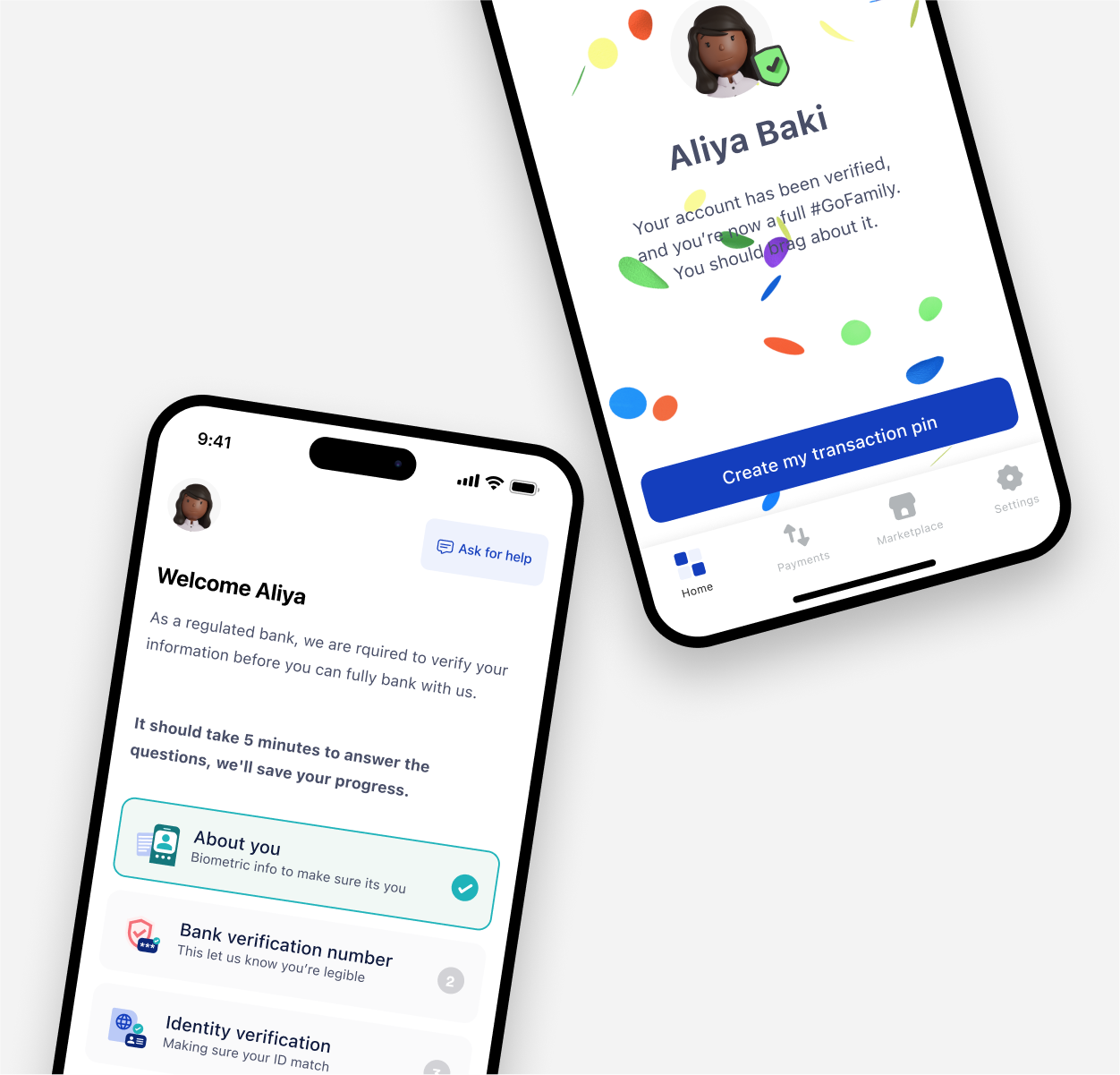 gomoney app screens