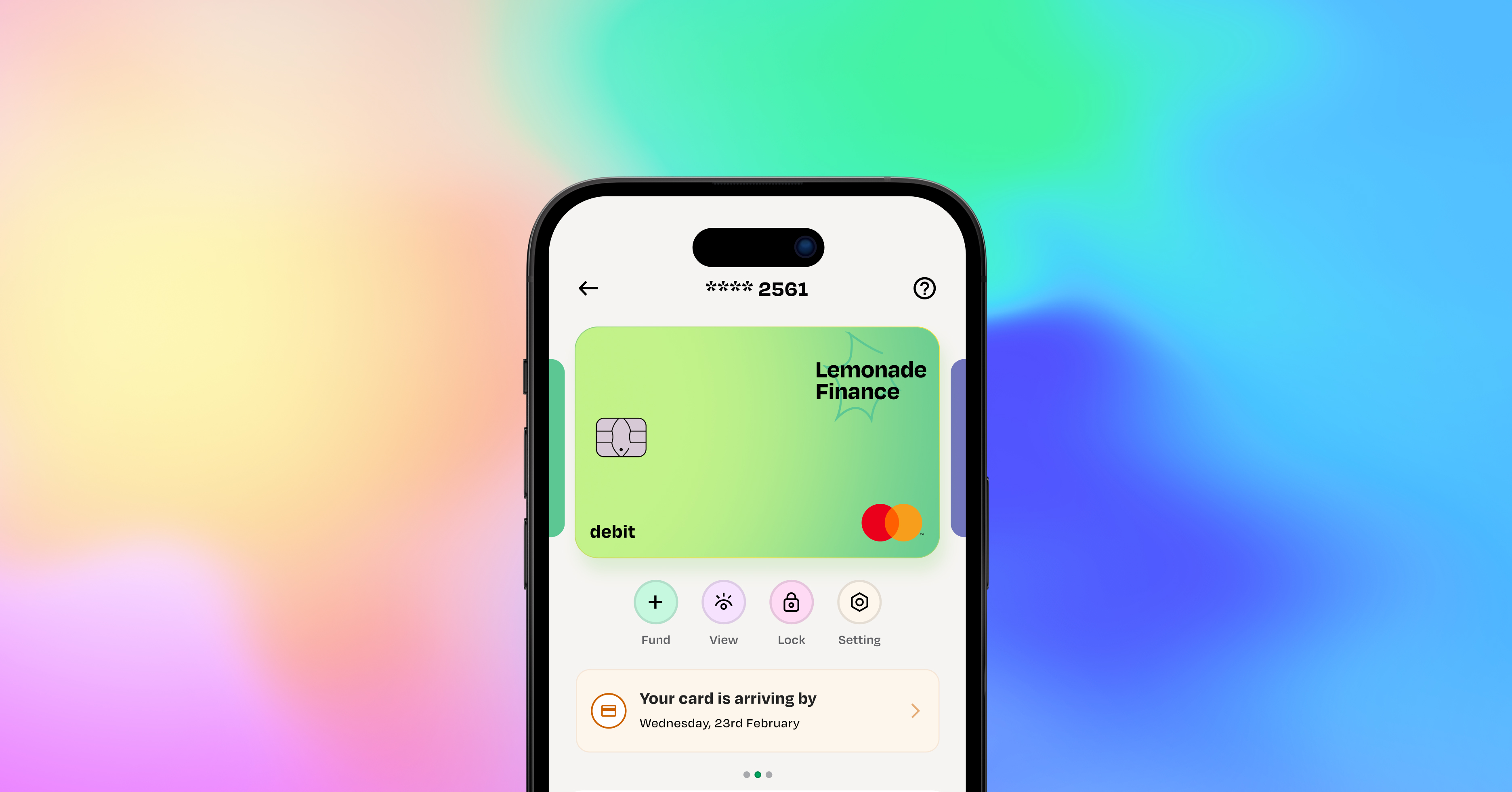 Lemfi card management app screen